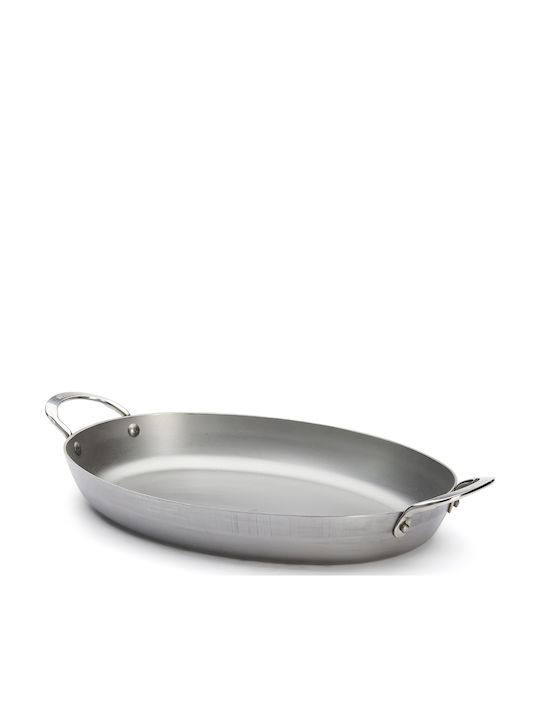 De Buyer Mineral B Saganaki Pan Made of Steel with Non-Stick Coating 24cm