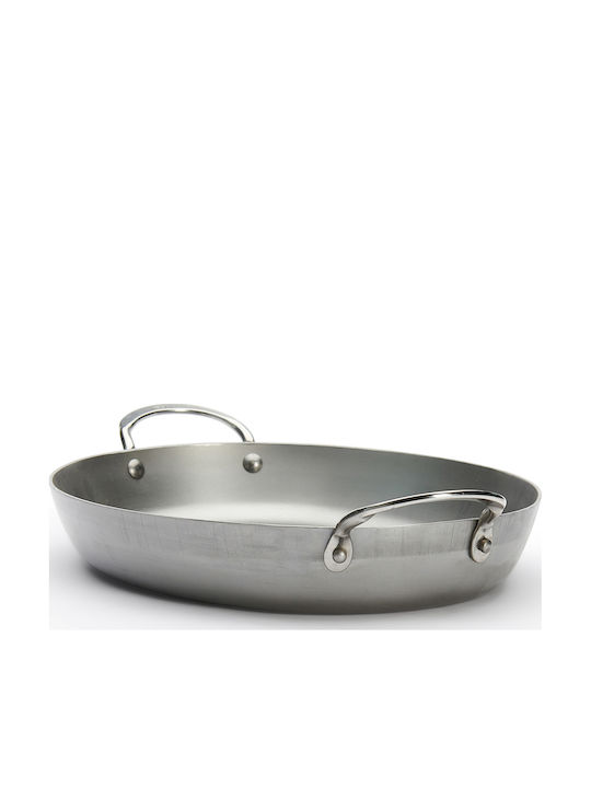 De Buyer Mineral B Saganaki Pan Made of Steel with Non-Stick Coating 24cm