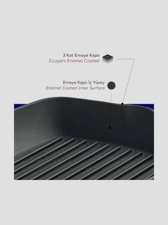 Lava Γκριλιέρα από Μαντέμι 26cm