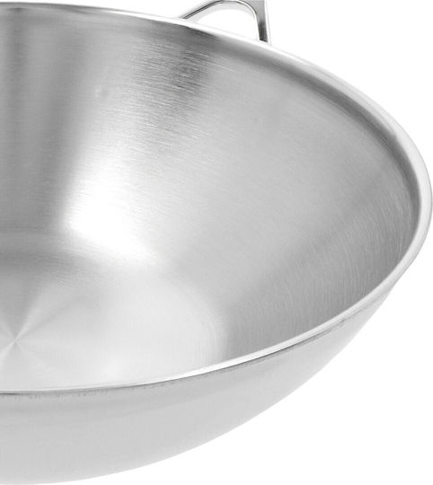 Demeyere Διπλό Wok από Ατσάλι με Καπάκι 30cm