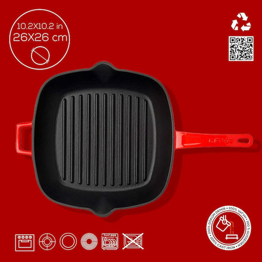 Lava Γκριλιέρα από Μαντέμι 26cm