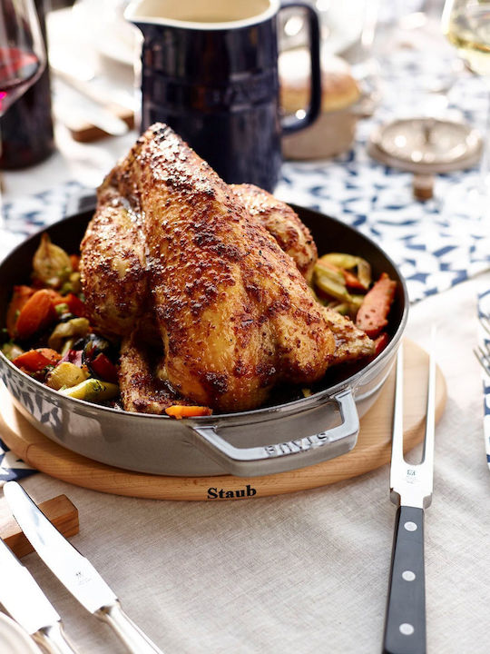 Staub Τηγάνι από Μαντέμι με Εμαγιέ Επίστρωση 34cm
