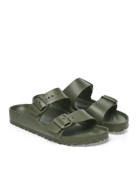 Arizona Eva Narrow Flip Flops in Sandal Style in Khaki Colour