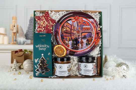 Gift Set Tea In A Christmas Box Gift Cookies Box