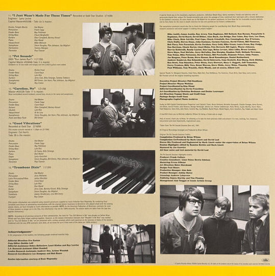 Beach Boys Pet Sounds Sessions Highlights Vinyl