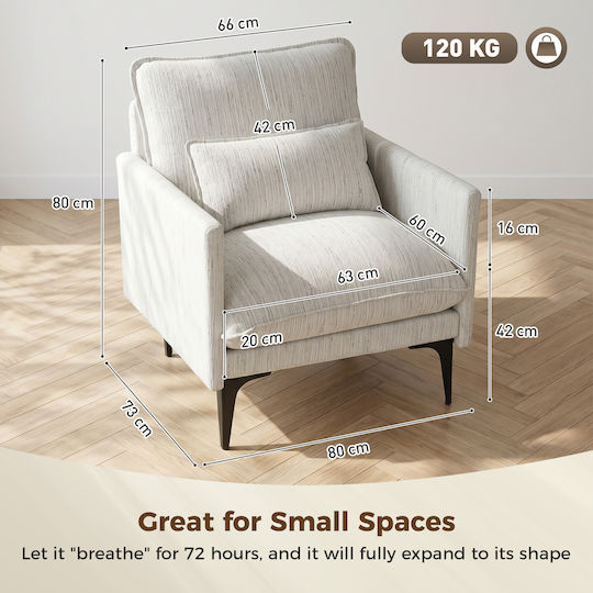 Relax Armchair White