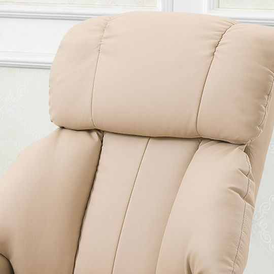 Scaun De Relax Masaj Cu Puf Crem 76x80x102cm