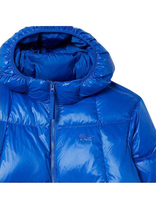 Μπουφάν Puffer Αδιάβροχο Μπλε