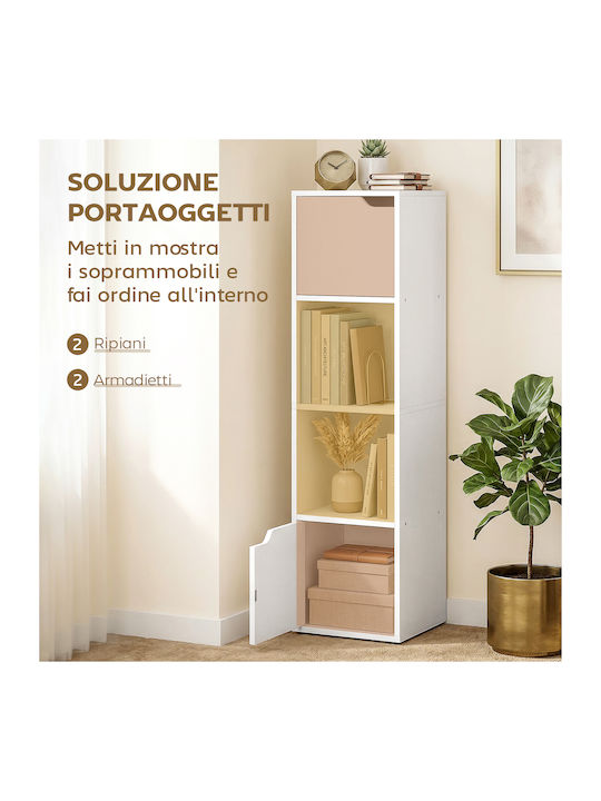 Bookcase White 30x29x119cm