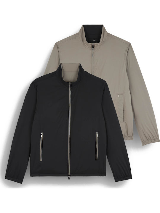 Jacket Beige-black
