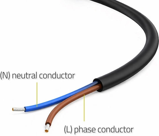 Qoltec Power Cable Cee 7/16 C Plug 2x0.50 Mm² Copper Cu Stripped Soldered 1.8 M