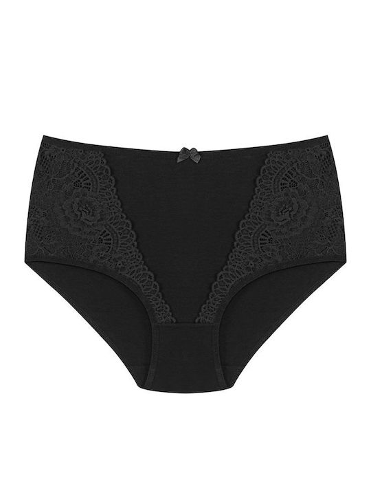 Slip Talie Înaltă MultiPack Cu Dantelă Din Bumbac Slip Talie Înaltă MultiPack Cu Dantelă Din Bumbac