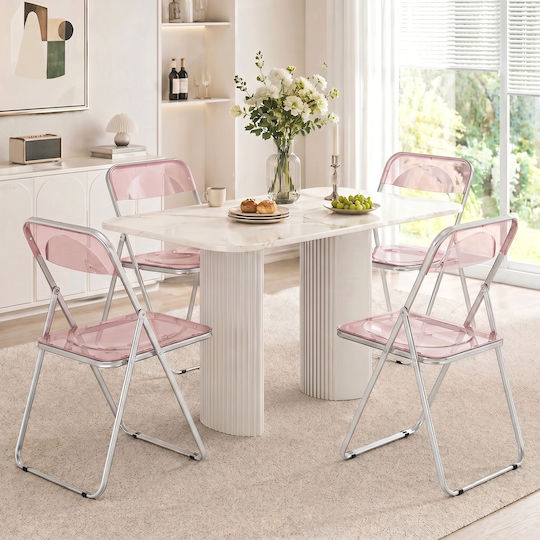 Gartenstühle Rosa 4 Stück Gartenstühle Rosa 4 Stück