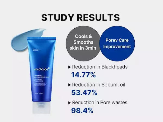 Medicube Zero Pore Blackhead Mud Μάσκα Προσώπου 100ml