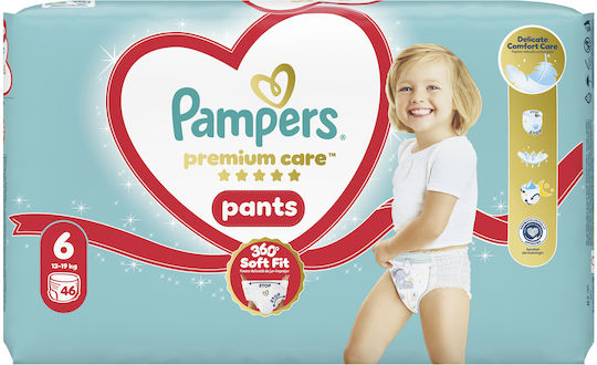 Πάνες-βρακάκι Pampers Premium Care Pants Μέγεθος 6 15+kg 46τεμ