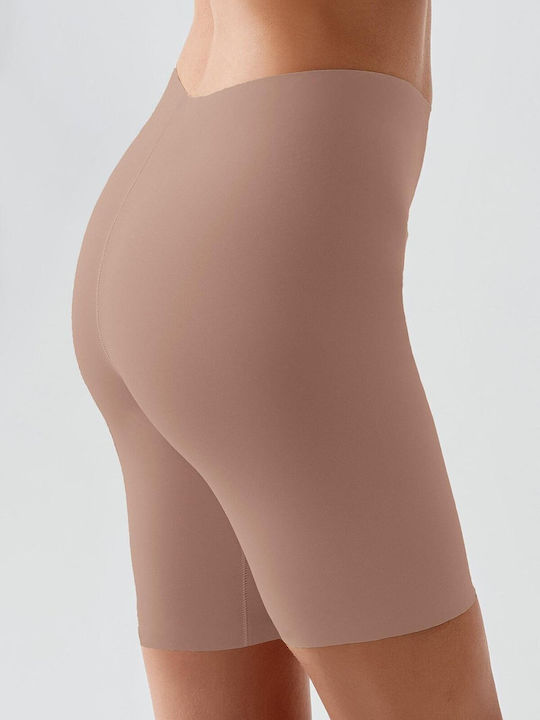 Tightening Boxer Seamless Brown