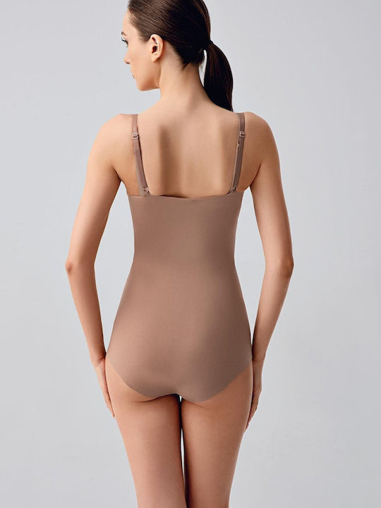 Seamless Brown Shaping Corset