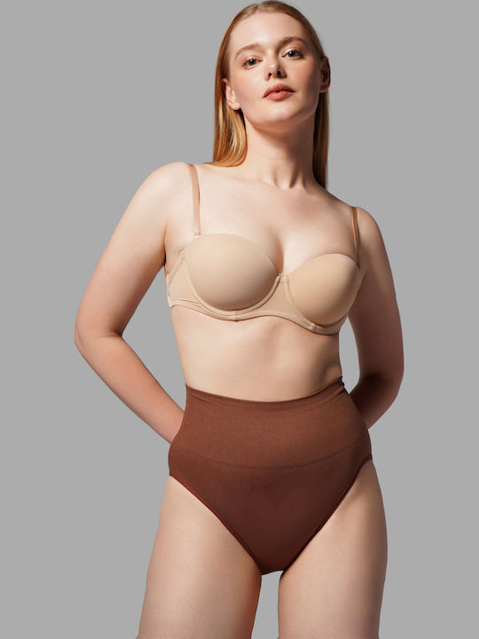 Tightening Slip Seamless Brown