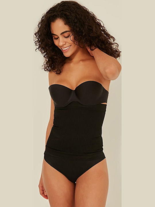 Waist Tightening Corset Seamless Black
