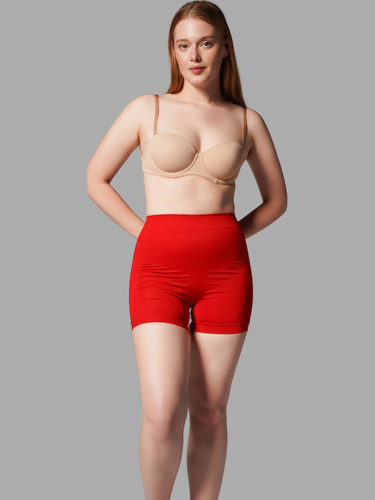 Tightening and Uplift Seamless Red Boxer