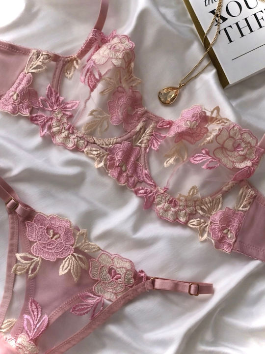 Set Lenjerie Intimă Sutien Cu Slip Bumbac