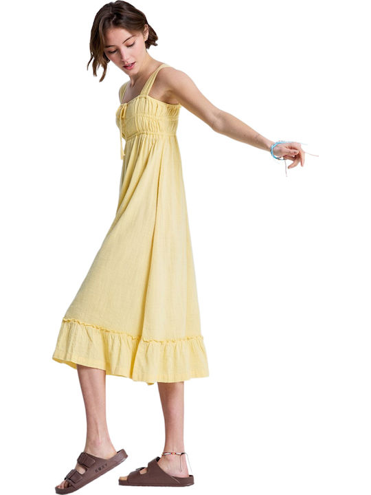 Summer Midi Dress Golden Haze