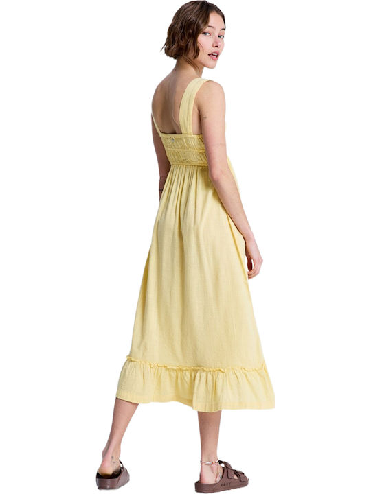 Summer Midi Dress Golden Haze
