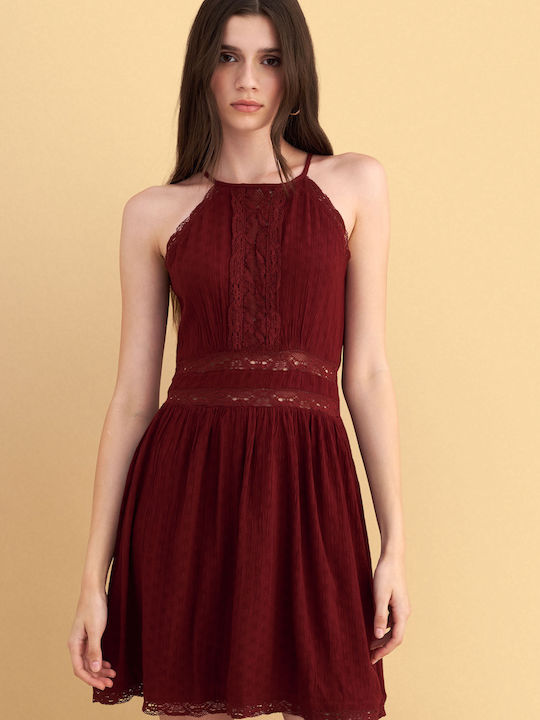 Summer Mini Dress Red 9923313-Bordeaux