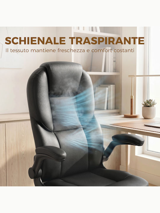 HomCom HomCom Bürostuhl mit Einstellbaren Armen Schwarz
