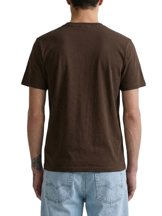 Replay Replay Herrenblusen T-Shirt Braun Replay Replay Herrenblusen T-Shirt Braun
