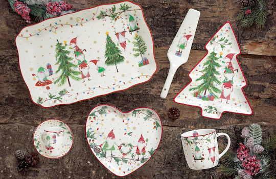Easylife Ready for Christmas Platter with Hearts