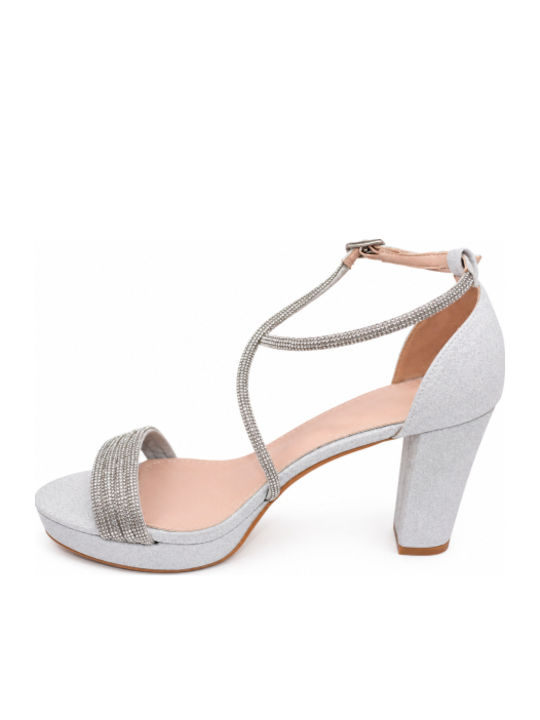 Damen Sandalen Silber SJ-H8-1118X-26SA-Ασημί