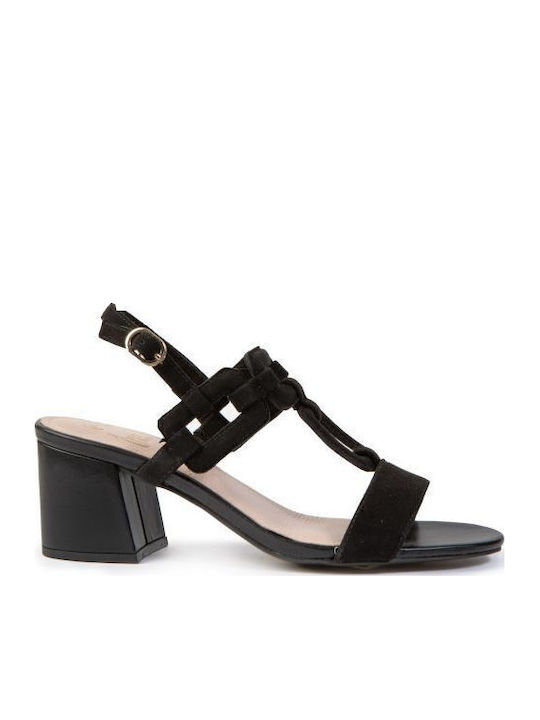 Sandale Elegante Damă Din Piele Negre