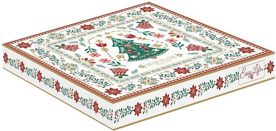 Easylife Christmas Folk Platter with Stars