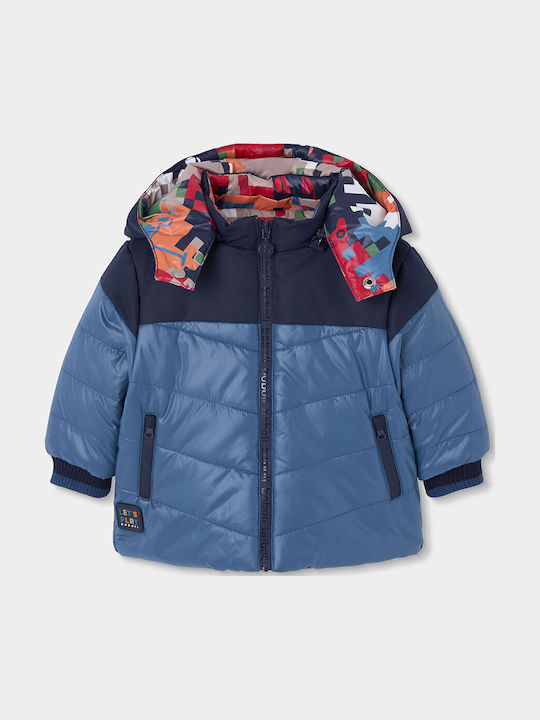 Kinderjacken & Winterjacken Lässig Kurze Beidseitig Blaue