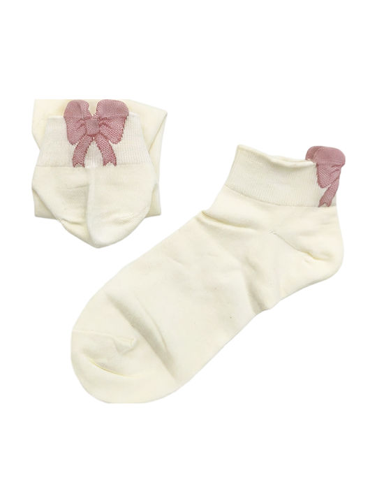 Gift-Me Women's Cream Socks