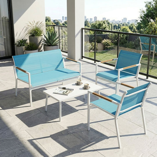 Outsunny Garden & Outdoor Furniture Sets Living Room Set 4 Pieces Outsunny Garden & Outdoor Furniture Sets Living Room Set 4 Pieces