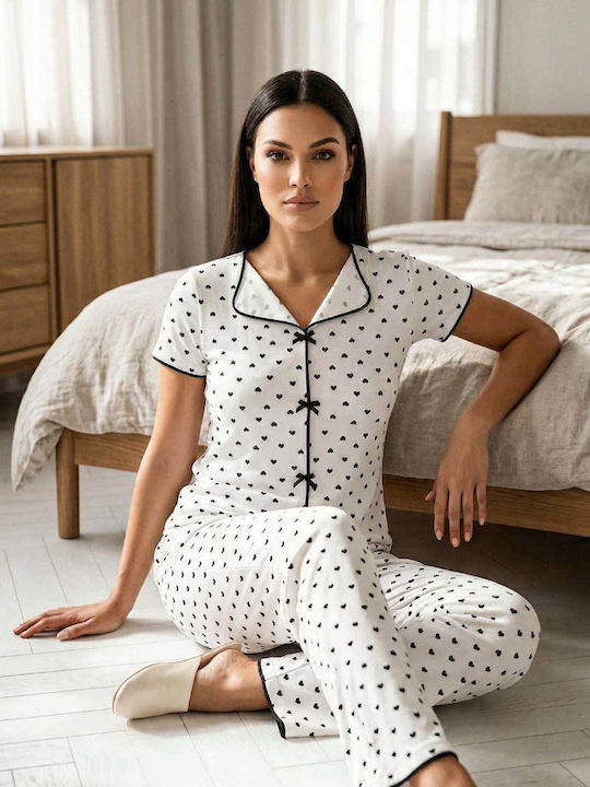 Set Pijamale Dama De Vară Negru