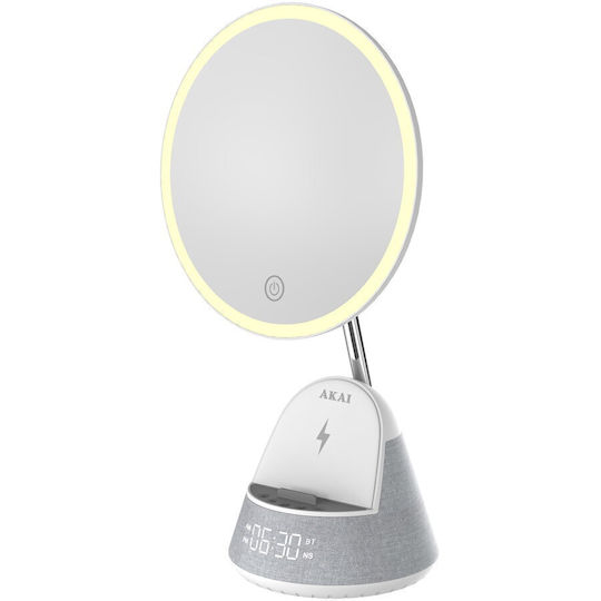 Oglindă Machiaj Cu Lumină Gri