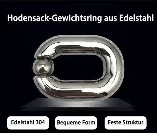 Penis Ring Selgurfos 9051282 8865-20 Pendant 304 Stainless Steel Ejaculation Delay Large
