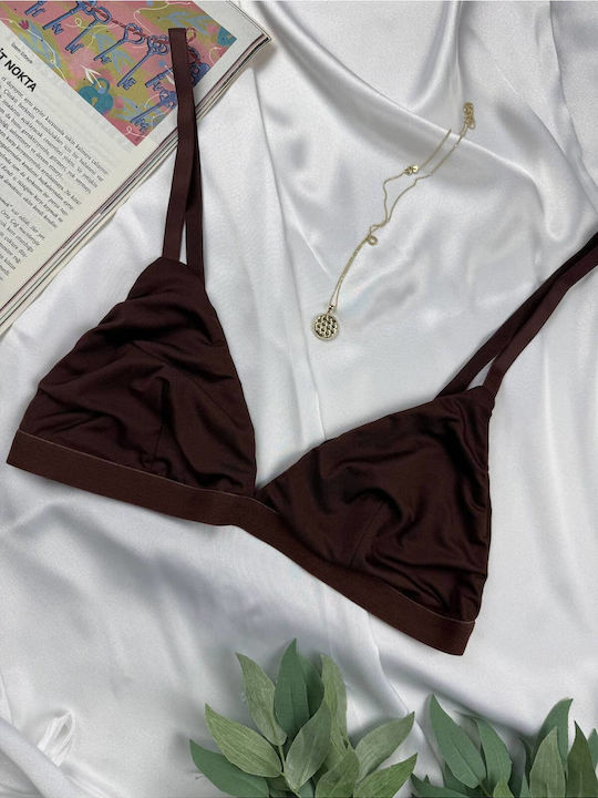 Enpapa Bralette Bra Triangular Silhouette Without Underwire Microfibres Supportive Effect Juicy Green · Enp-021042-v12174