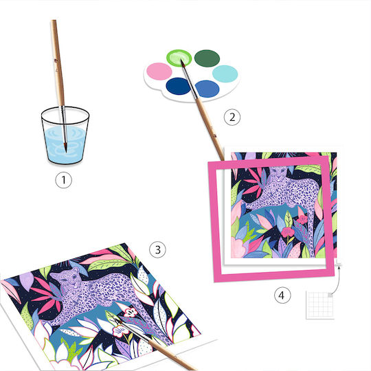 Djeco Jungle Painting for Children 8+ Years