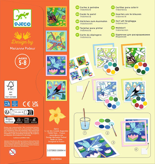 Djeco Painting Indonesia for Children 8+ Years