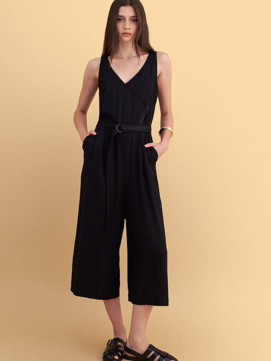 Damenteilose Jumpsuit Schwarz 91099909-Schwarz