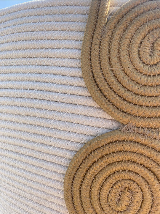 Wicker Beige Beach Bag
