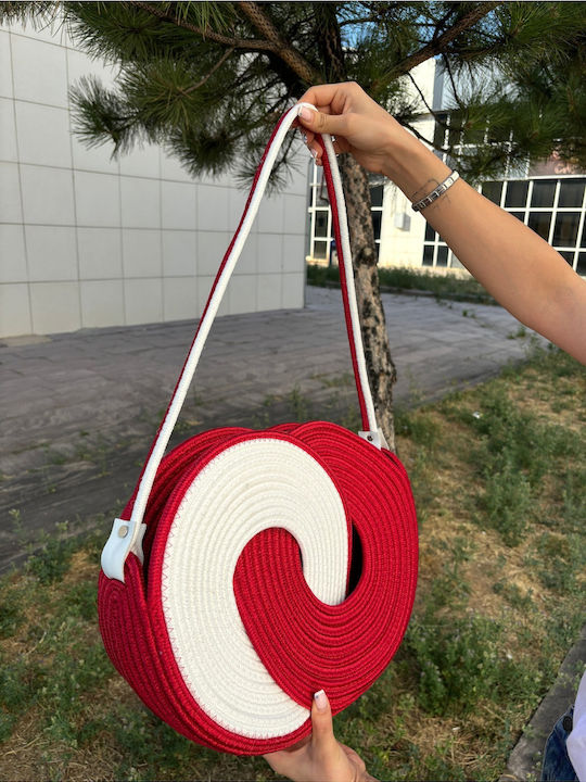 Korbweide Strandtasche Rote