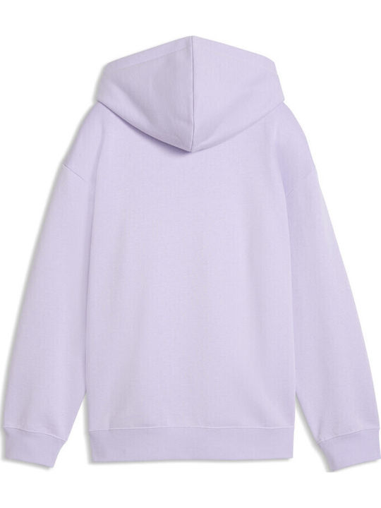 Детски Суичър с Качулка и Джобове Лилав Hoodie Fl
