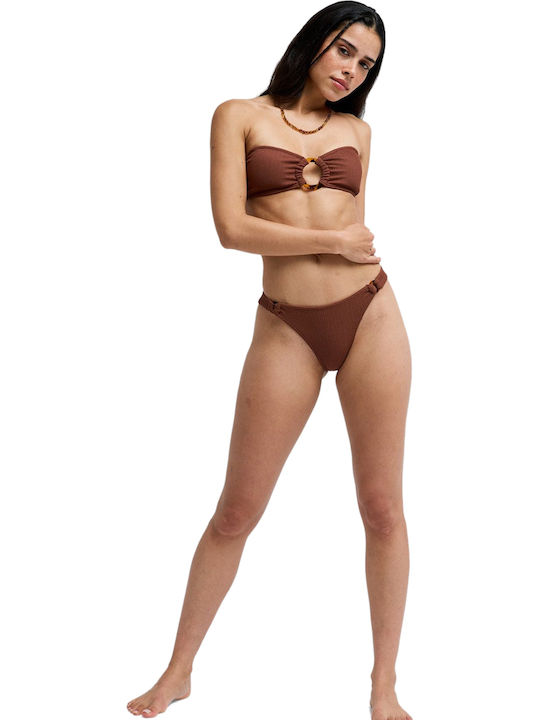 Strapless Bikini Top Crv0/cappuccino ERJX305637-CRV0