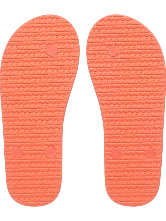 Damen-Flip-Flops - Hausschuhe in Orange