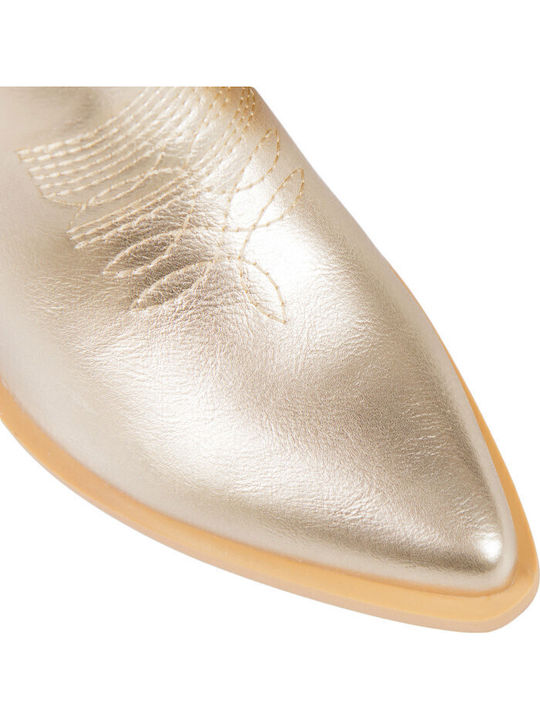 Women's Cowboy Boots Gold